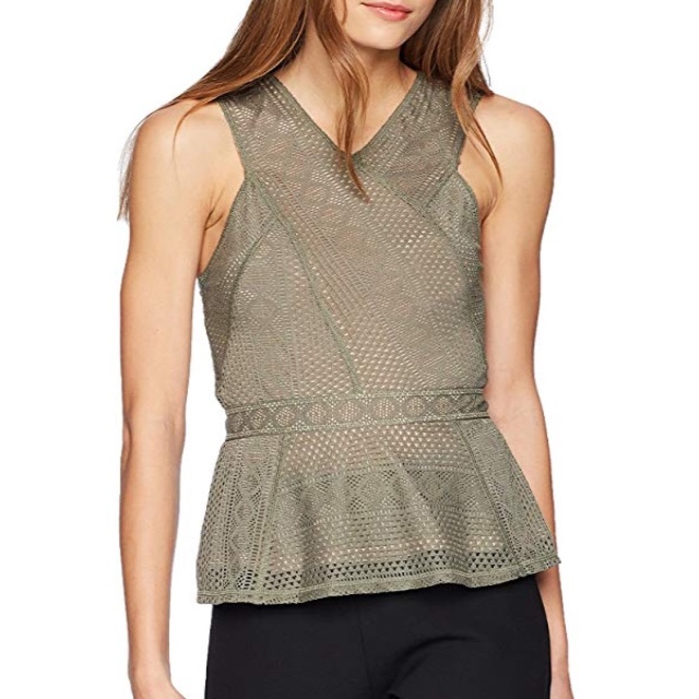 BCBG olive green NWT shirt